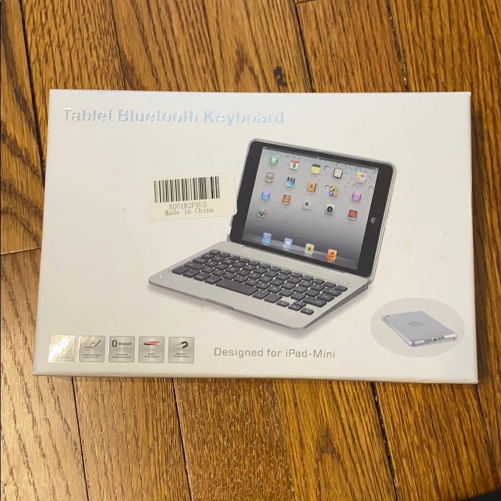 Rose gold iPad mini keyboard & screen protector